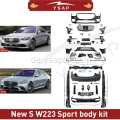 Neues Sclass Bodykit für W223 Sport Front Stoßstange